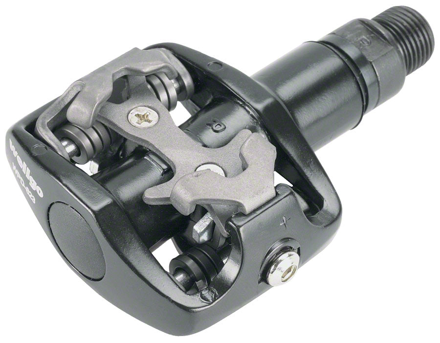 double sided clipless pedals Wellgo WPD-823 Clipless Pedals (Black)