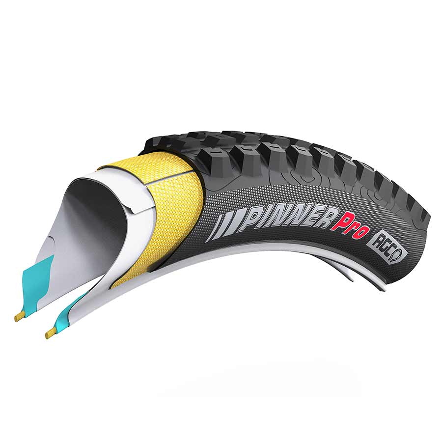 Kenda Pinner Pro Tire 29''x2.40 Folding Clincher Dual AGC 120TPI Black
