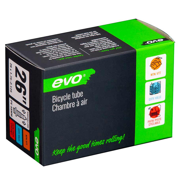 EVO Presta Tube Length: 48mm 26'' 1.75-2.125