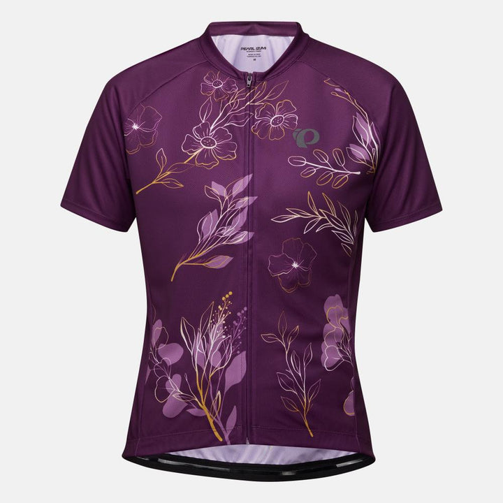 Women's Classic Jersey - Dark Violet/Gold Wildflower / XS