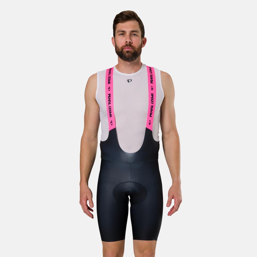 Men's Attack Air Bib Shorts - BIOVIZ REMIX SCREAMING PINK 24 / M