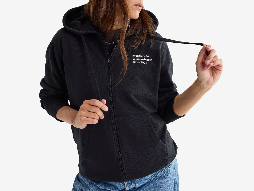 Trek 1976 Hoodie Medium Jet Black Shirt
