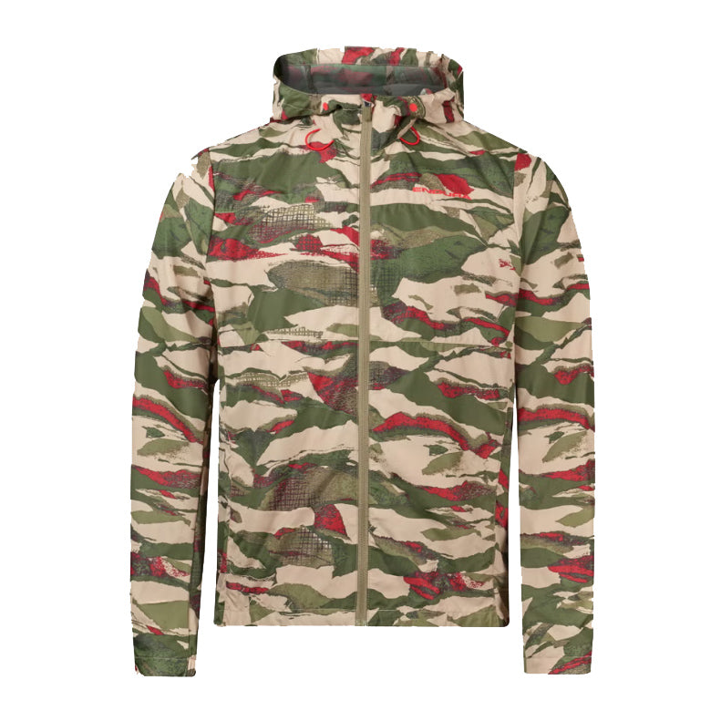 Endura Hummvee Windproof Hooded Shell Jacket M Tweed Green