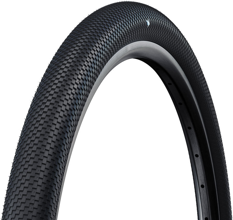 Schwalbe Motion Kojak Tire - 700 x 40 Clincher Wire BLK Standard RaceGuard Addix Green E-25