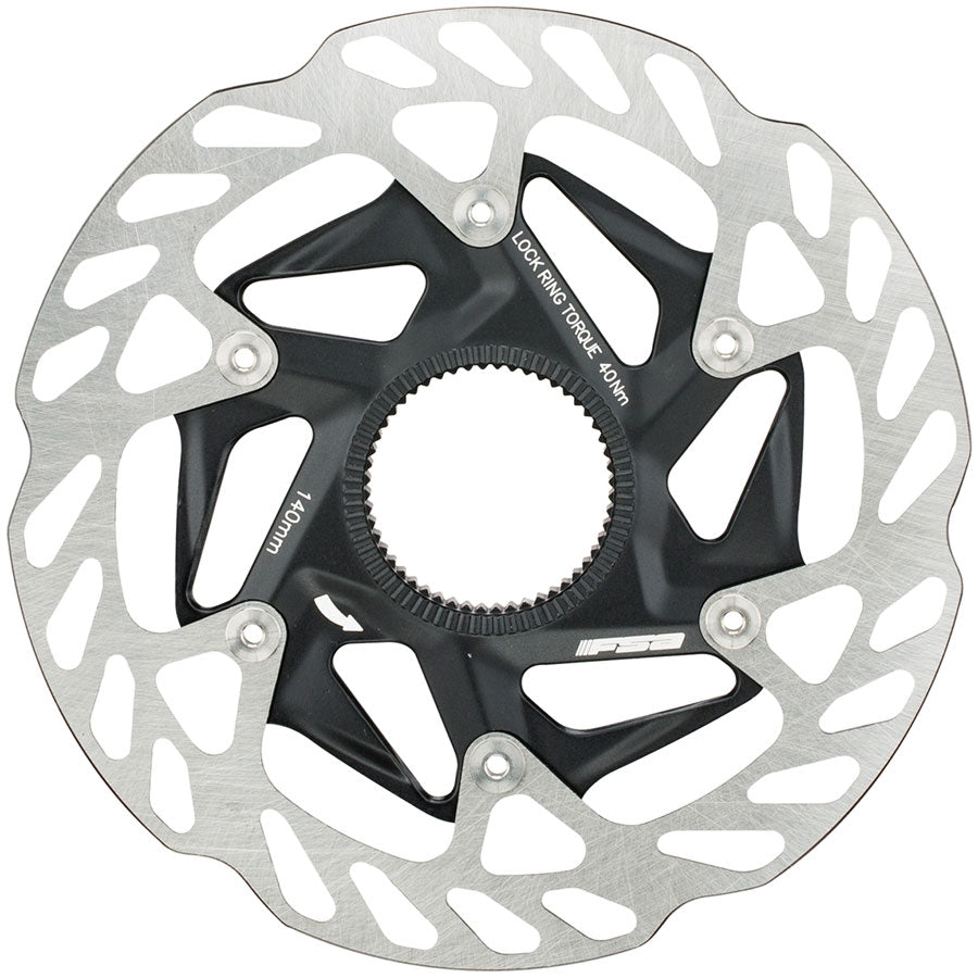 Full Speed Ahead K-Force WE Rotor 160mm Diameter Center Lock Mount Disc BrakeCompatible – BLK
