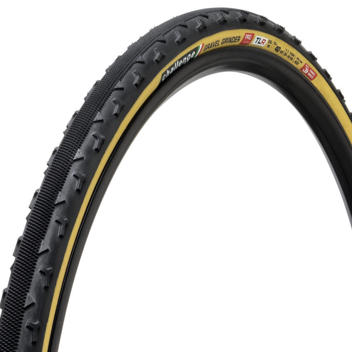 Challenge Tire Gravel Grinder Pro H-TLR Tire 700 x 40 Tan