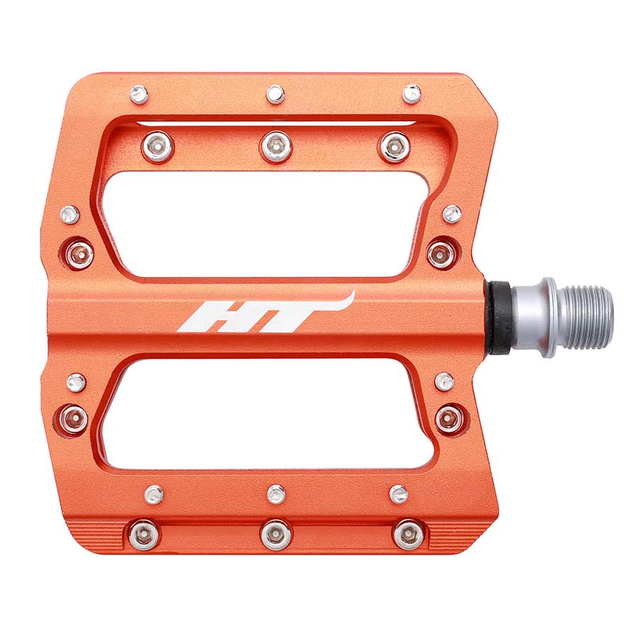 HT Components AN14A Nano Platform Pedals Body: Aluminum Spindle: Cr-Mo 9/16'' Purple
