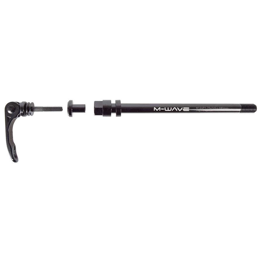 M-Wave Stalwart 171mm Thru Axle Rear 12x142mm TA Length: 171mm Thread Length: 20mm Thread Pitch: M12x1.00 Stalwart trailer