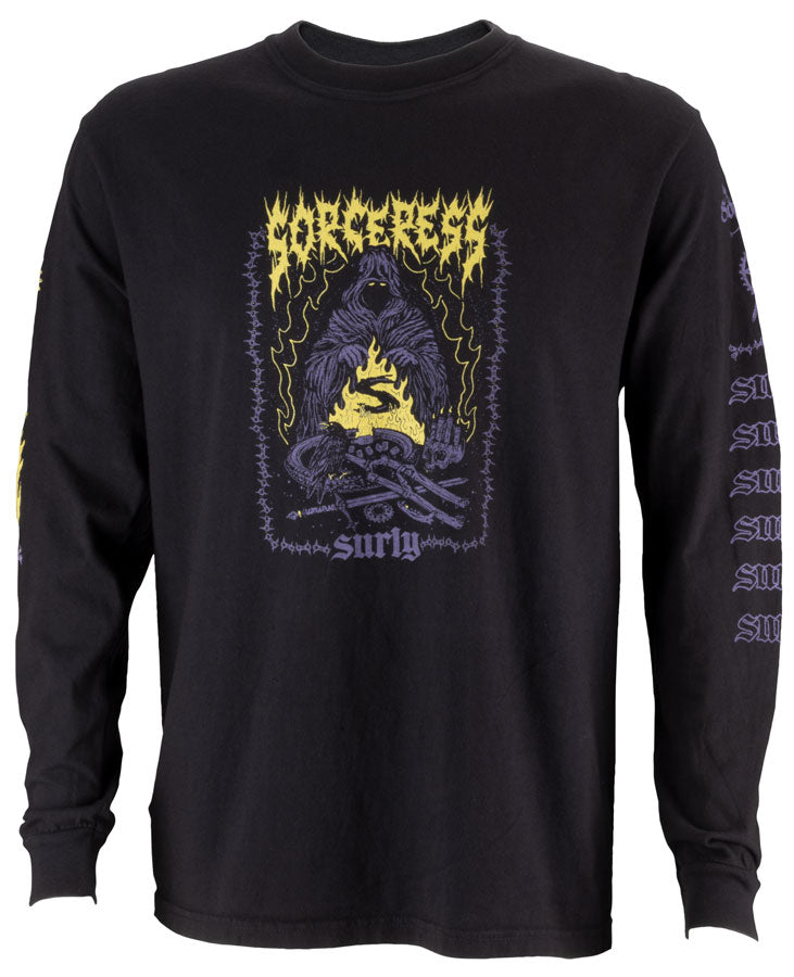 Surly Sorceress Long Sleeve Shirt Black - 3X-Large
