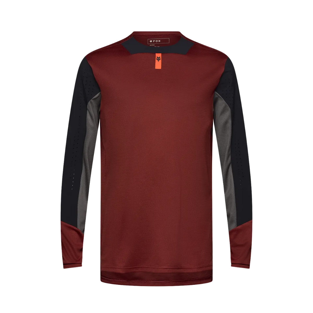 Defend Long Sleeve Jersey - Rust Brown / S