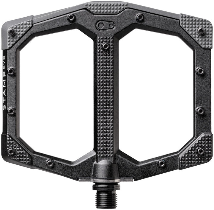 Crankbrothers Stamp Evo Pedals - Platform Aluminum 9/16" Black Large