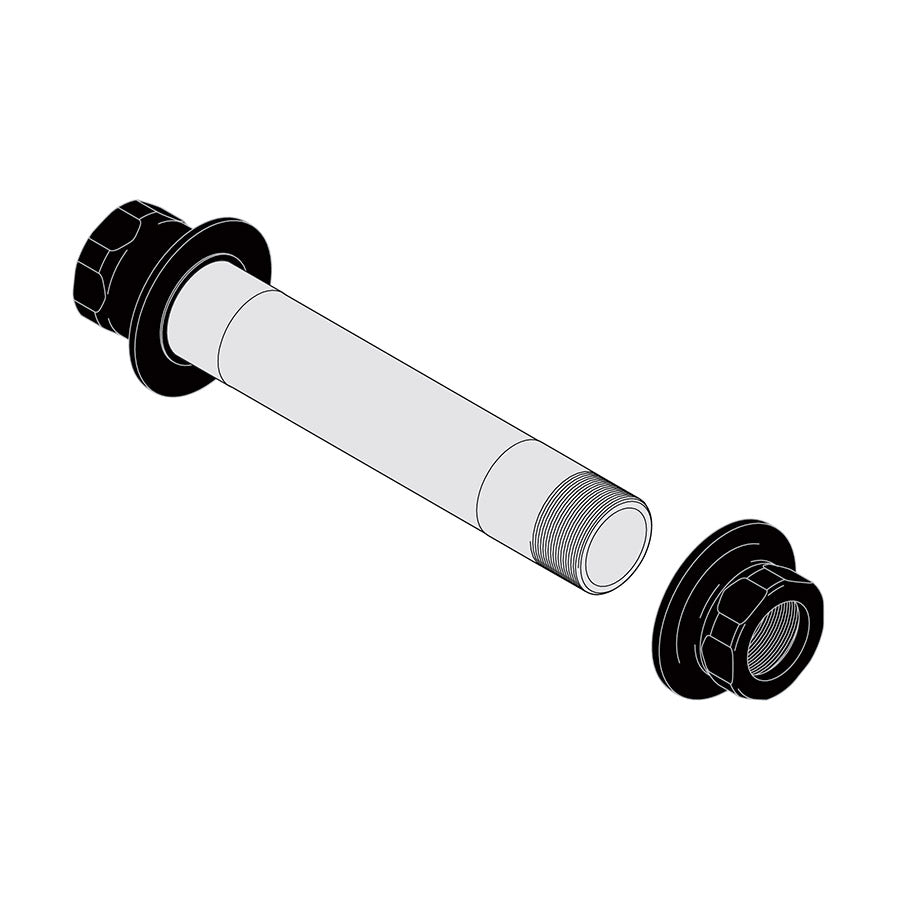 ENVE INDR Axle & Endcap Kit Front 20mm 100-4006-175