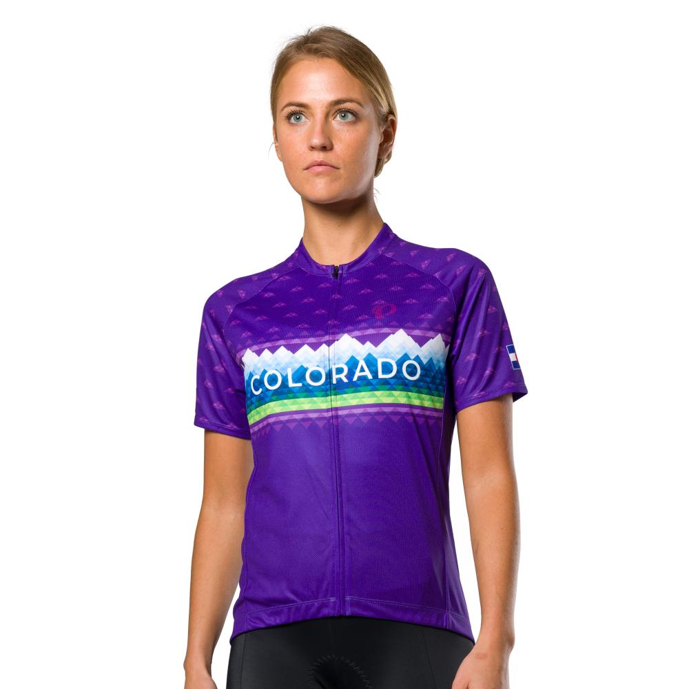 Women's Quest Graphic Short Sleeve Jersey - PURPLE HOMESTATE 2024 / L