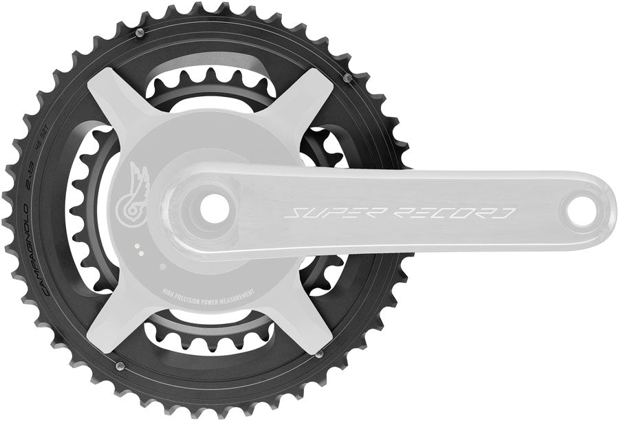 Campagnolo Super Record 13 2x Chainring Set - 48/32t 121/88 BCD For 13-Speed Aluminum BLK