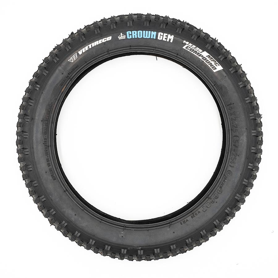 Kids Ride Shotgun Dirt Hero Hybrid Tire 14''x2.25 Wire Tubeless Ready MPC 27TPI Black