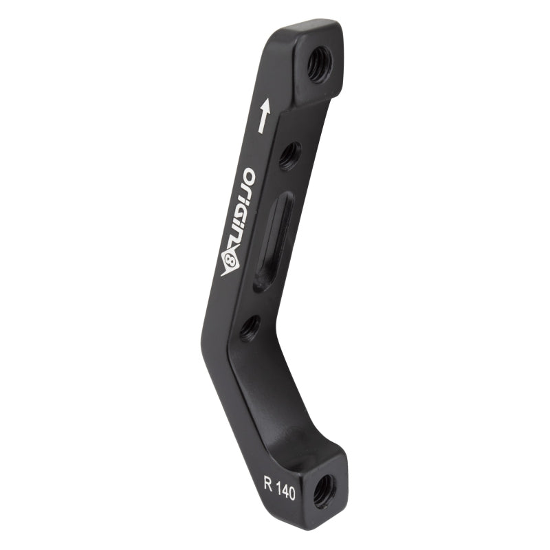 Origin8 Vise Flat Mount to Post Mount Disc Adapter RR 140mm/160mm Flat Mount Post Mount Black +0mm