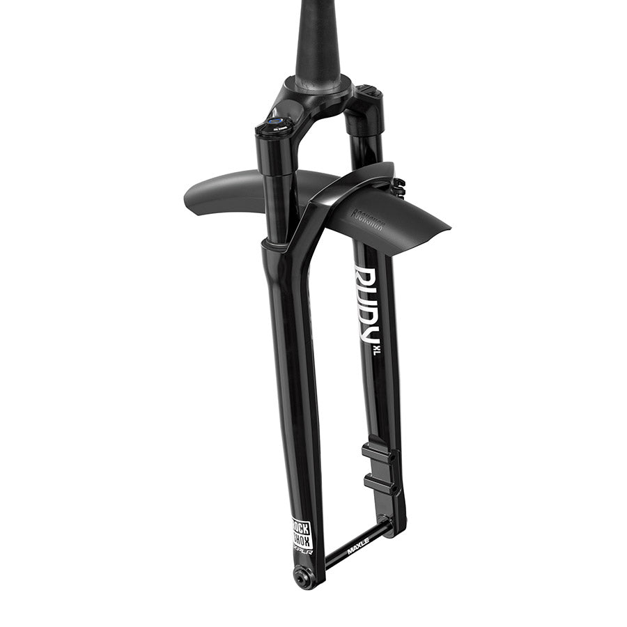 RockShox Rudy XL Ultimate A1 Suspension Fork 700C Solo Air 60mm 1-1/8''-1.5'' 12x100mm TA Rake: 45mm Black