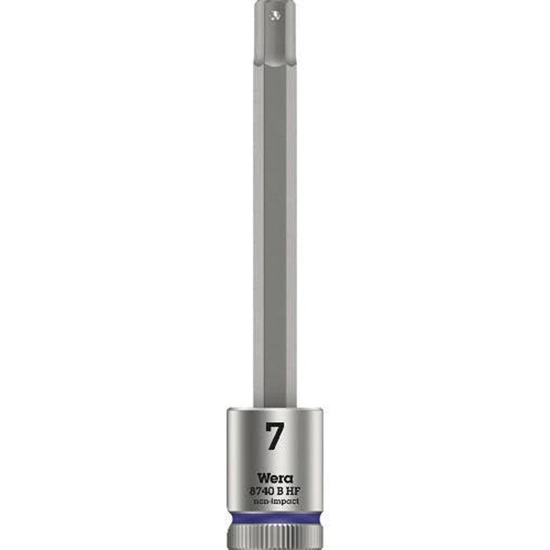 Wera Tool 3/8" 8740 B HF1 Zyklop Long Hex Bit Socket 7mm  