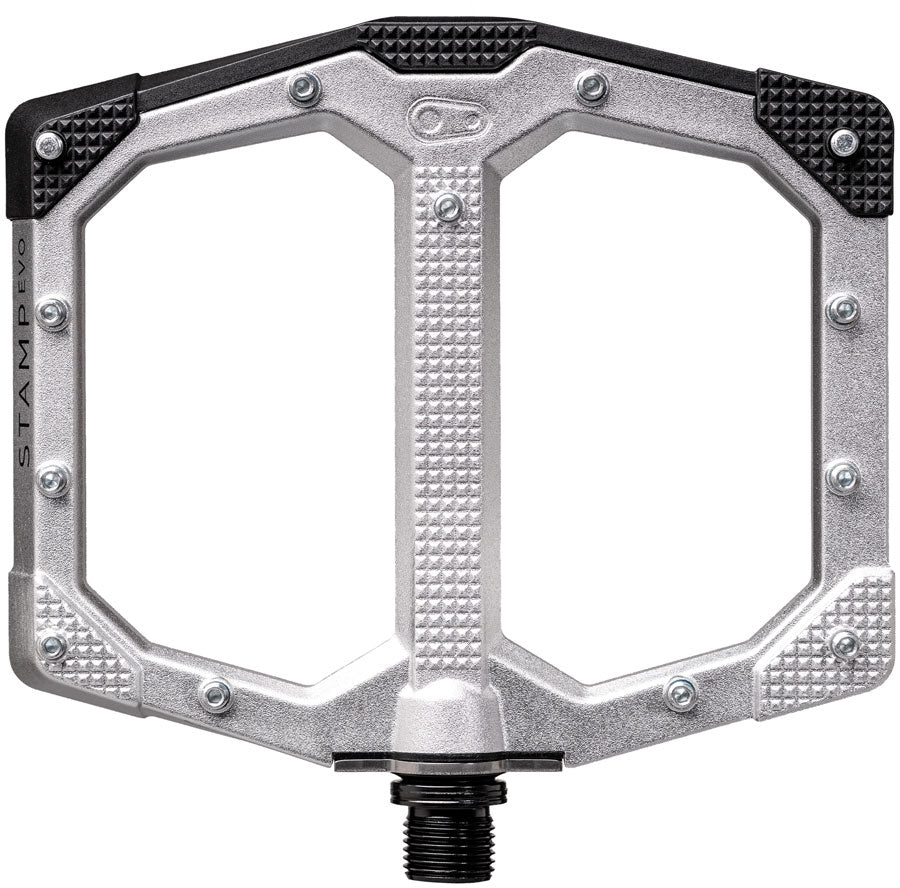 Crankbrothers Stamp Evo Pedals - Platform Aluminum 9/16" Silver Large