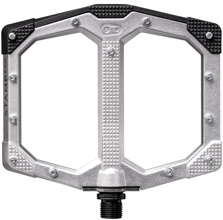 Crankbrothers Stamp Evo Pedals - Platform Aluminum 9/16" Silver Large