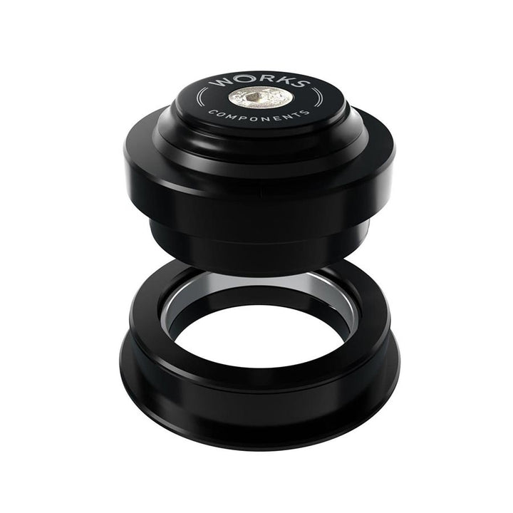 Works Components 1.5deg EC44-ZS56 Angleset Angle Headset 1.5° 100-109mm EC44/28.6 | ZS56/40 ZS External threadless Complete Black