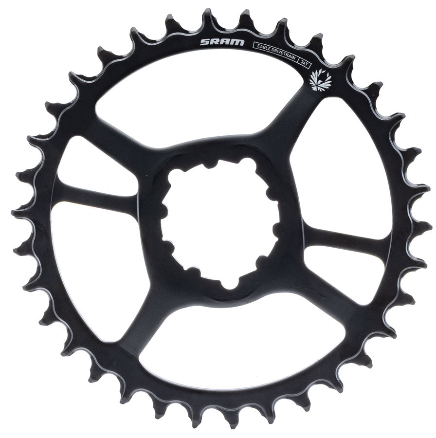 SRAM X-Sync 2 Eagle Direct Mount Chainring - 34t 12-Speed 3-Bolt Direct Mount 3mm Offset Steel BLK