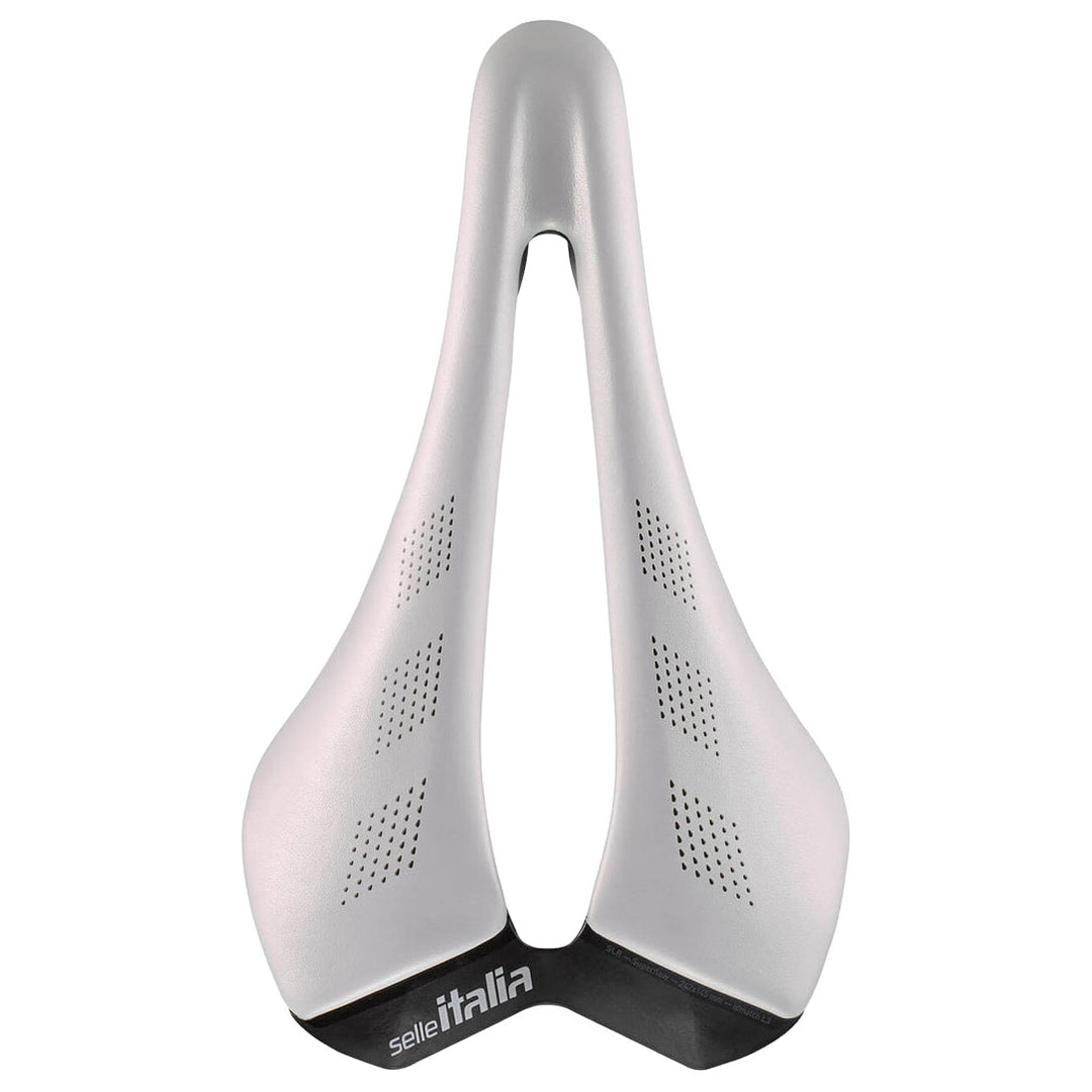 Selle Italia SLR Elite Opal L3 Steel Rails  White