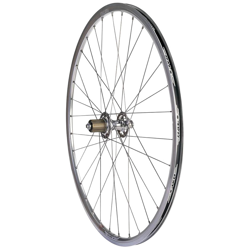 Halo Retro Rear Wheel 32h Polished Silver