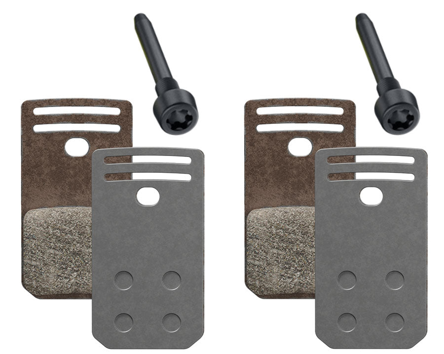 Magura MDP 13 Silver Disc Brake Pad - Organic Compound For Gustav/Clara Includes 4 Brake Pads 2 Screws