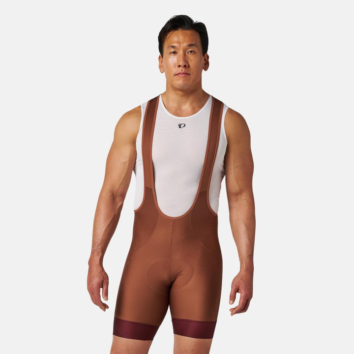 Men's Attack Bib Shorts - ROOT BEER/BITTER CHOCOLATE / S