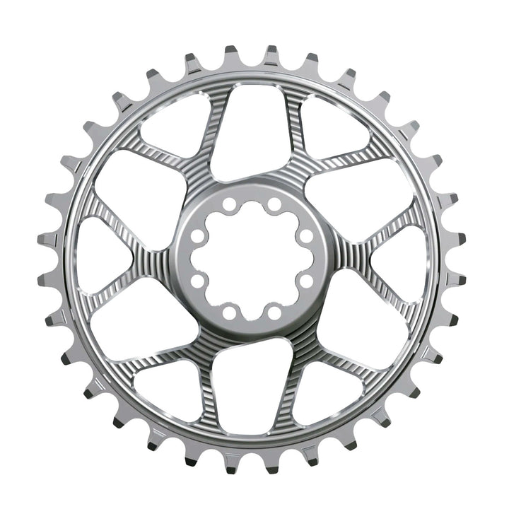 Works Components Round Chainring SRAM 8-Bolt 32T Boost 3mm Slv