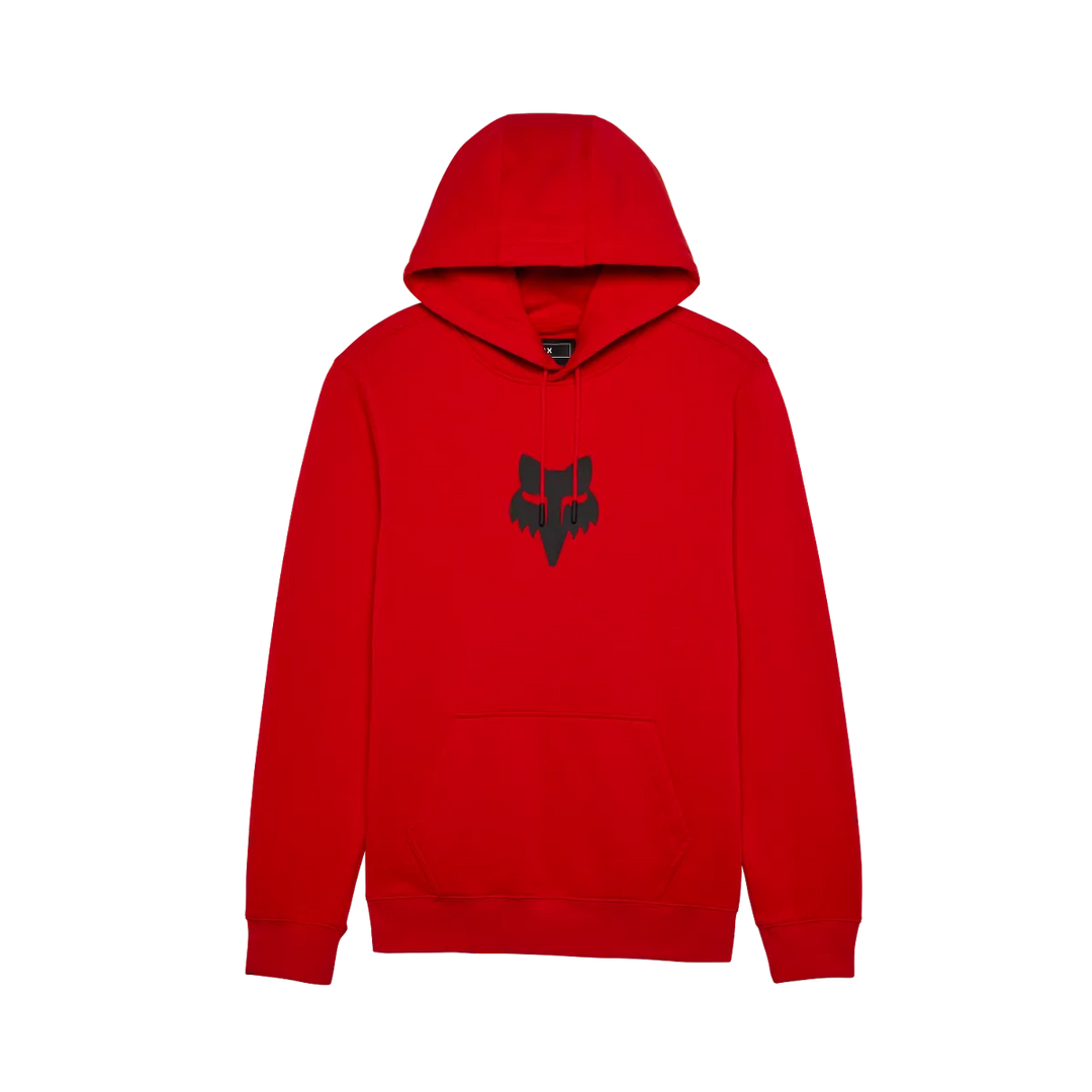 Fox Head Pullover Hoodie - Flame Red / S