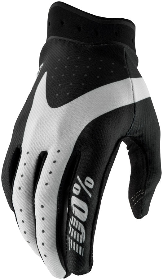 100% Itrack Gloves - Black Large