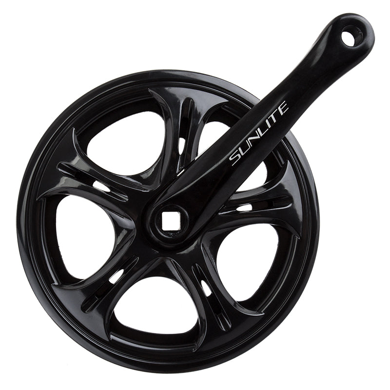 Sunlite Big City Single Speed Crank 170x52 127 SQR JIS crankset black