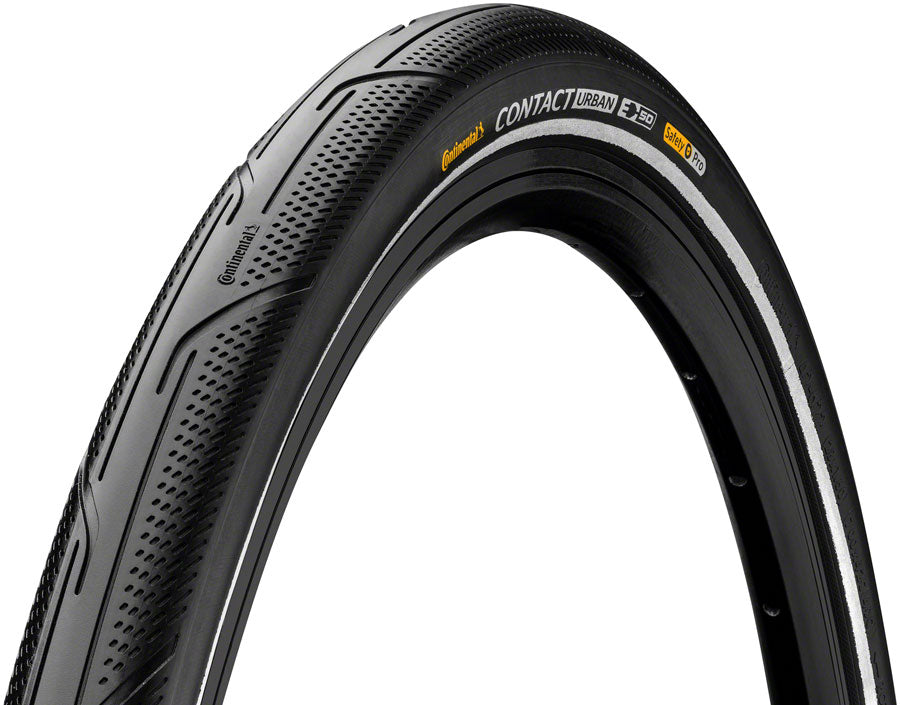 Continental Contact Urban Tire - 20 x 1.25 Clincher Wire BLK/Reflex PureGrip SafetyPro E50