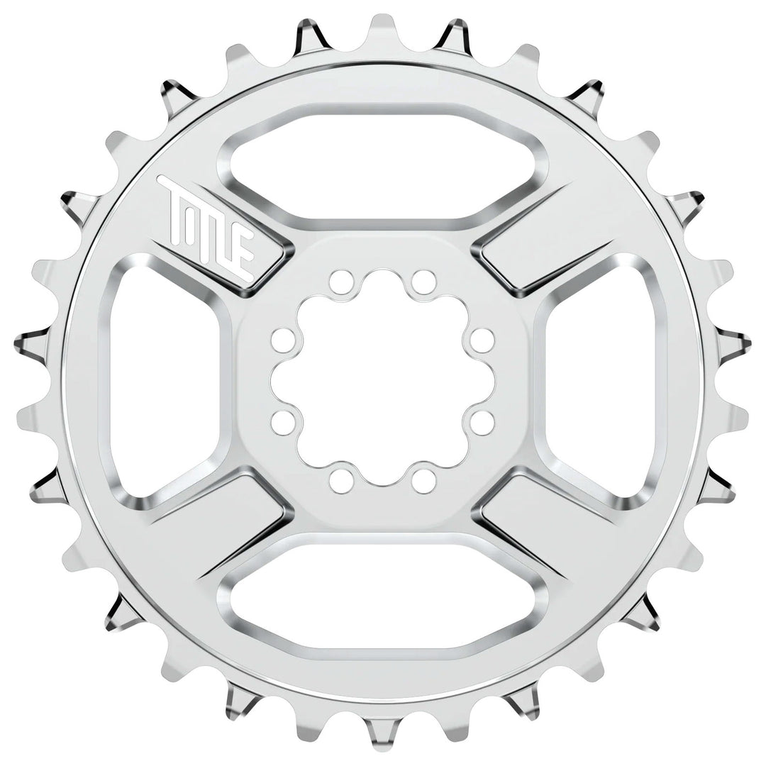 Title CR1 Chainring 30t 8 Bolt Shimano HG 12 Chrome