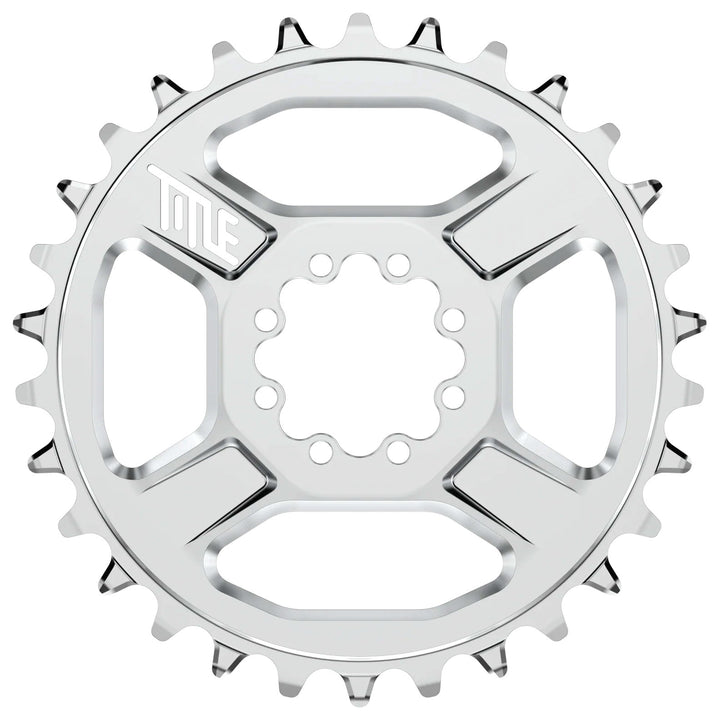 Title CR1 Chainring 30t 8 Bolt Shimano HG 12 Chrome