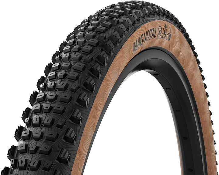 Continental Magnotal Tire - 27.5 x 2.40 Tubeless Folding BLK/Transparent Soft Trail Casing E25