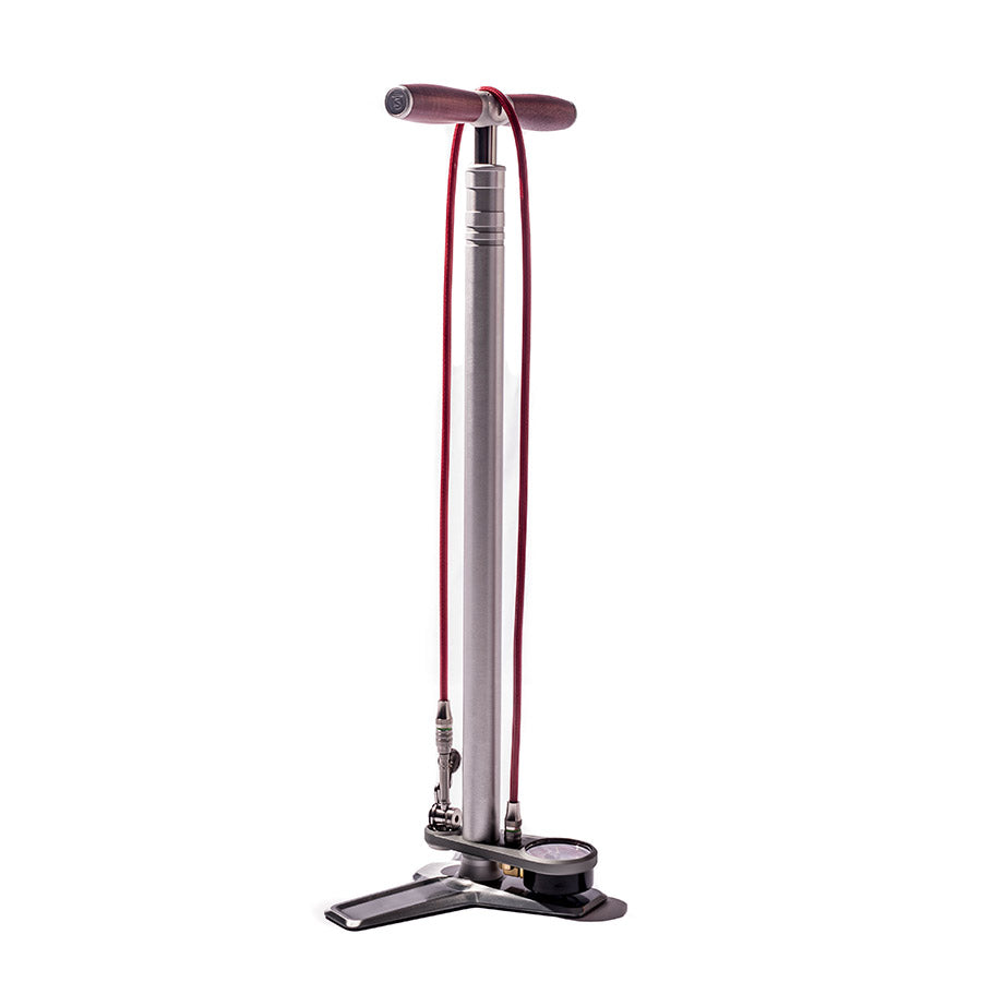 Silca SuperPista Ultimate Hiro Floor Pump 160psi Silver