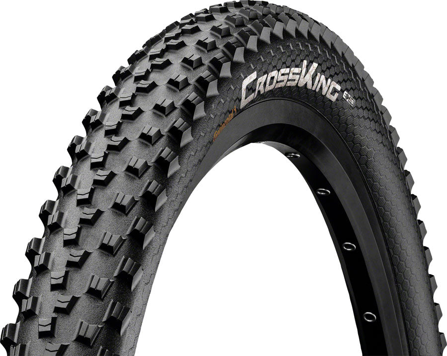 Continental Cross King Tire - 26 x 2.00 Clincher Wire Black E25