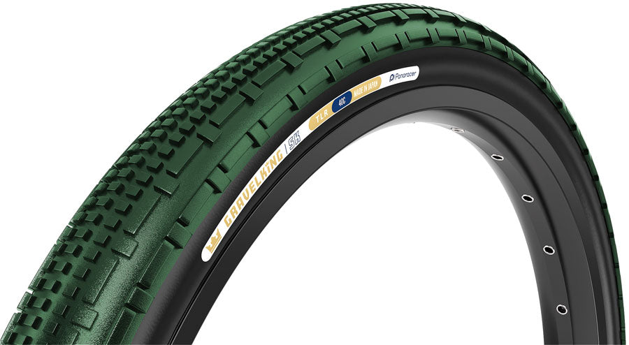 Panaracer GravelKing SK Tire - 700 x 40 Tubeless Folding British Racing Green/BLK