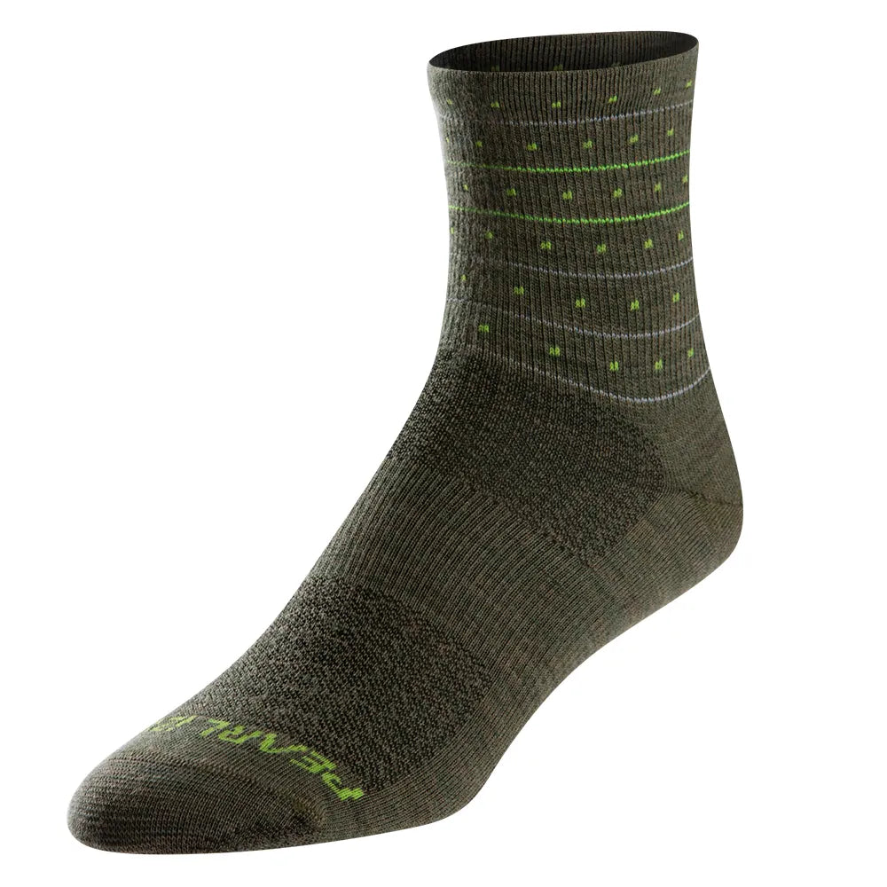 Merino Thermal Socks - FOREST/SHERBERT STRIPE / XL