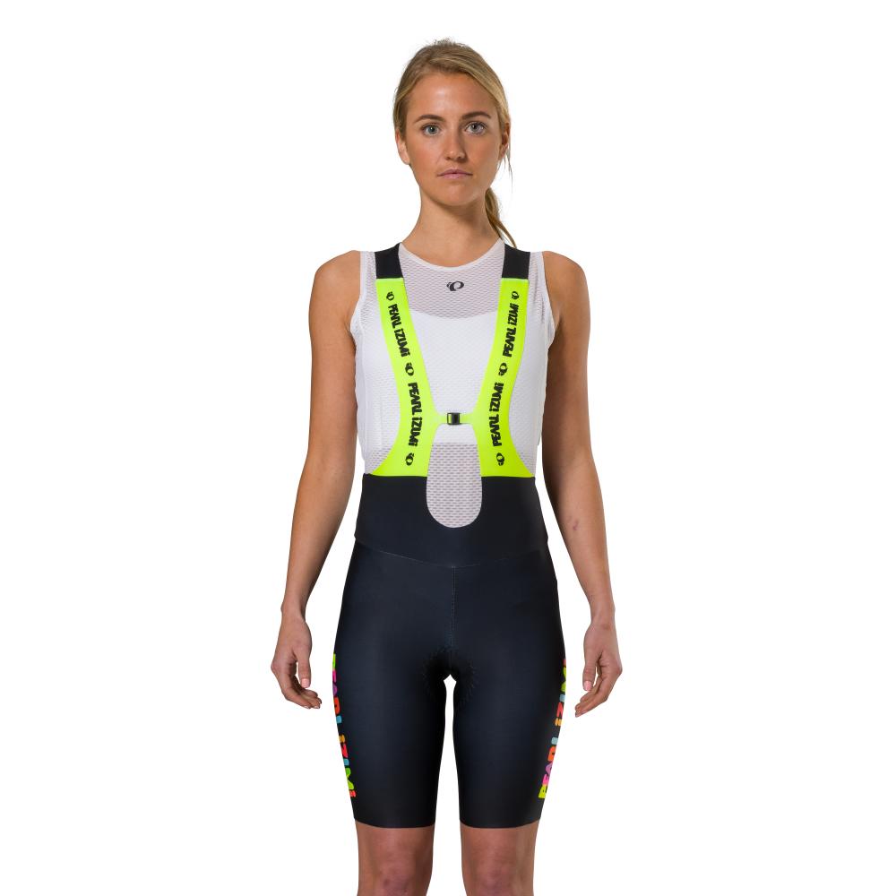 Women's Attack Air Bib Shorts - BIOVIZ REMIX MULTI 24 / XL