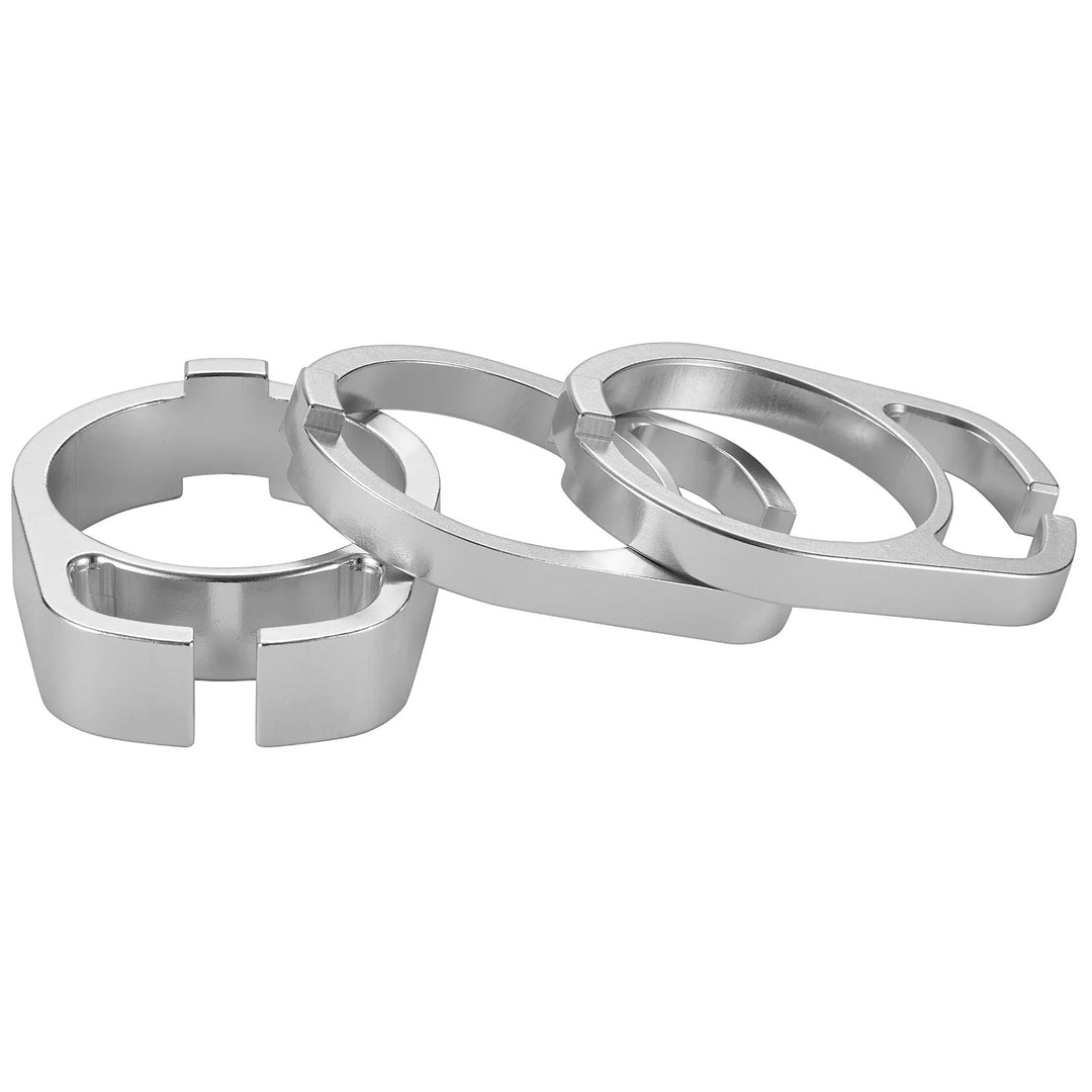 Cane Creek HCR Spacer Set 1-1/8" Silver 3/Set