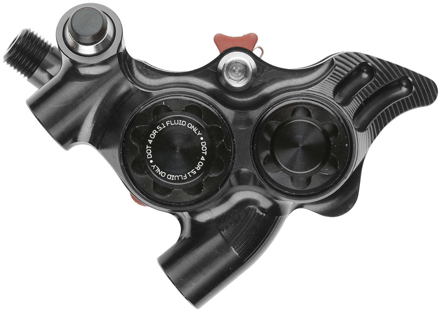 Hope RX4+ SL Disc Brake Caliper - Flat Mount Standard DOT Type Black