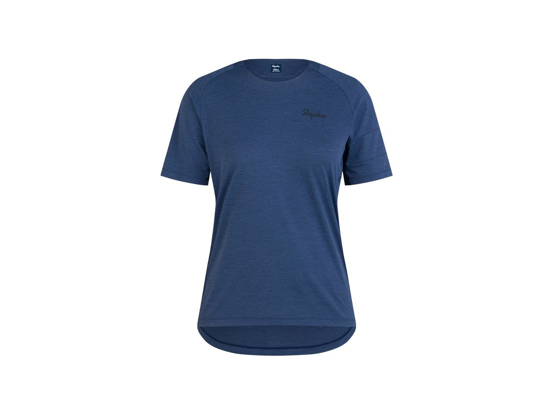 Rapha Trail Tech Tee Women Small Blue Shirt