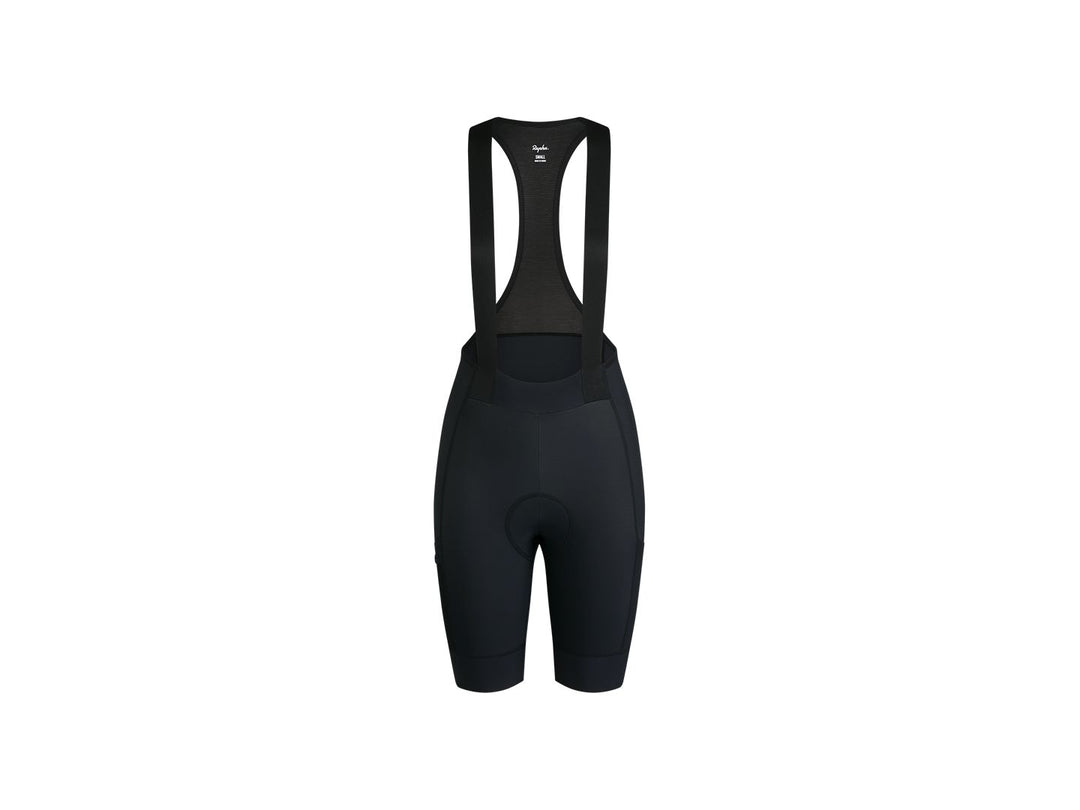 Short Rapha Brevet Element Cargo Bib Women Large Black