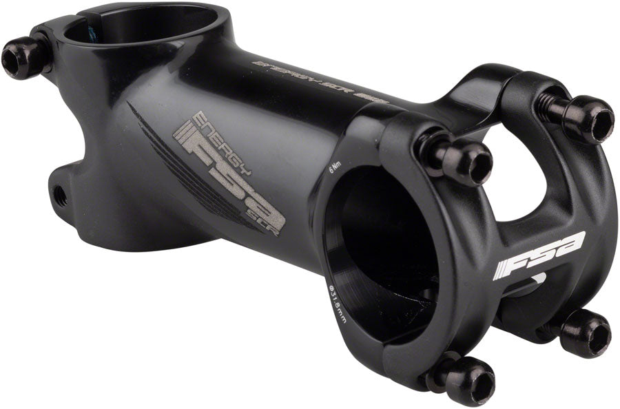 Full Speed Ahead Energy SCR Stem - 80mm 31.8 Clamp -6 1 1/8" Alloy BLK/Gray