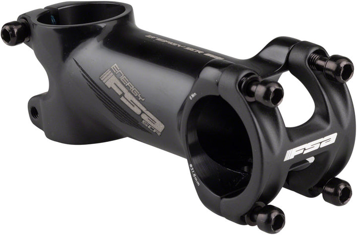 Full Speed Ahead Energy SCR Stem - 80mm 31.8 Clamp -6 1 1/8" Alloy BLK/Gray