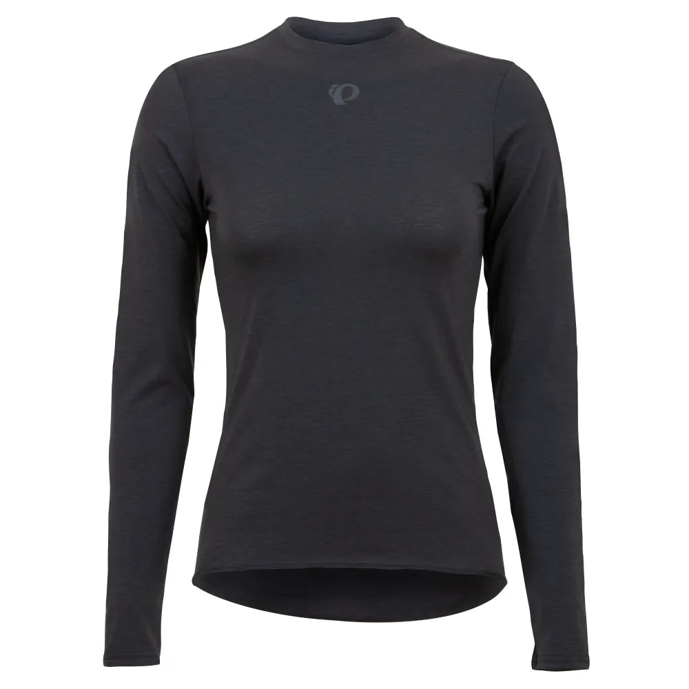 Women's Transfer Wool Long Sleeve Baselayer - PHANTOM / XS